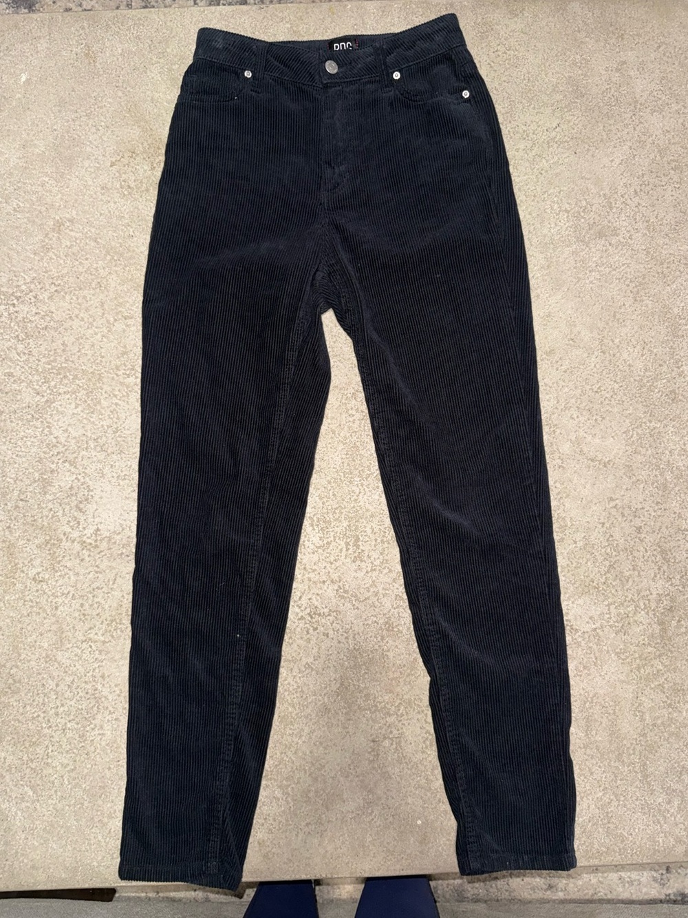 BDG Black Corduroy Straight Leg Jeans